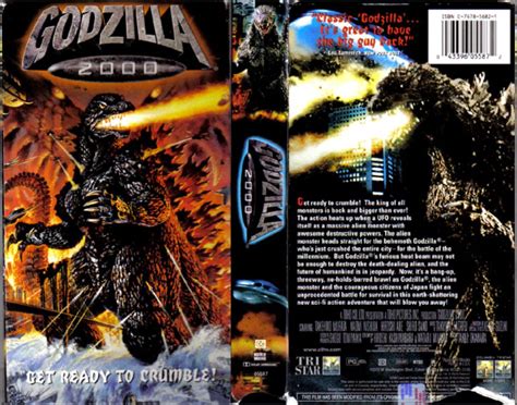 godzille 2000 opening to vhs